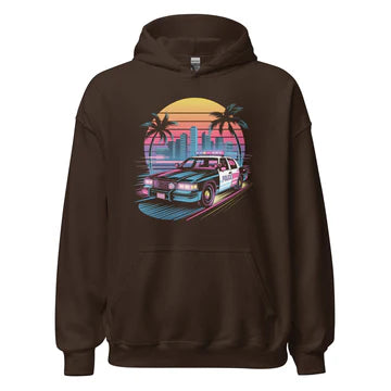 Neon Nights 90s Vibes Hoodie