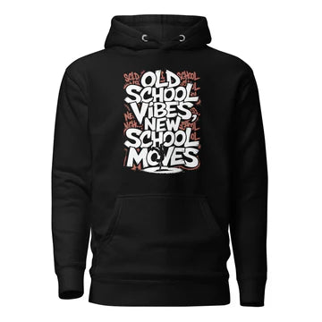Old School Vibes New School Moves Premium Hoodie